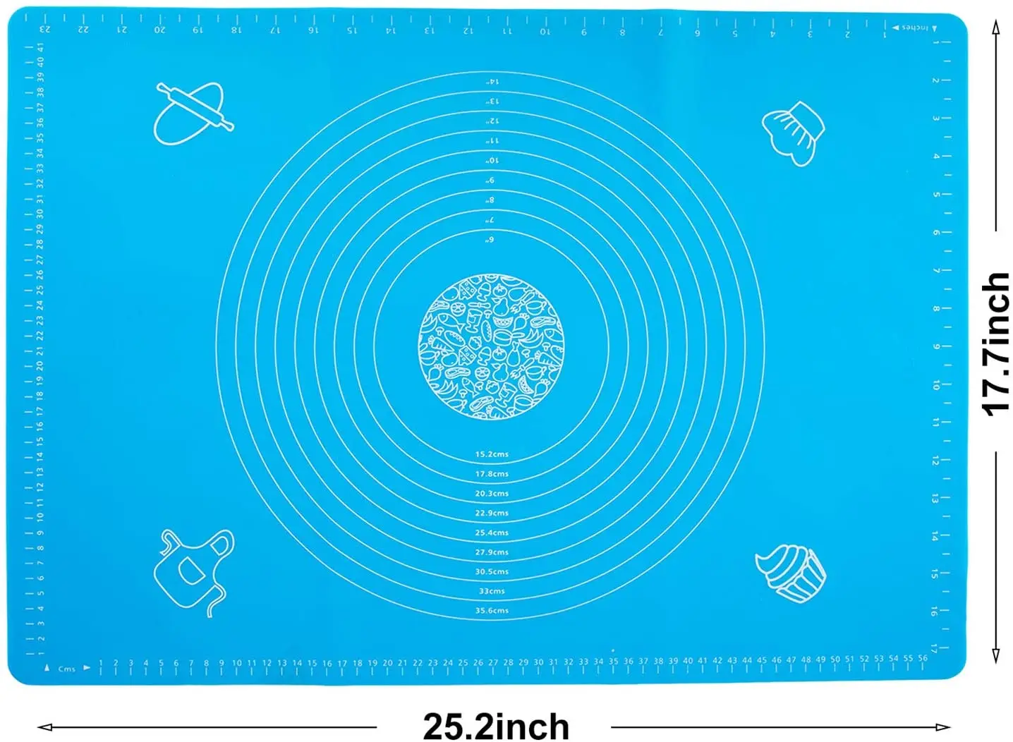 product kitchen accessories silicone baking mats sheet pizza dough non stick maker holder pastry cooking tools kitchen utensils gadgets-3