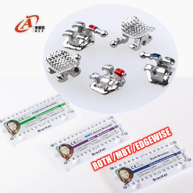 China factory orthodontic MIM mesh base bracket 022 dental metal bracket