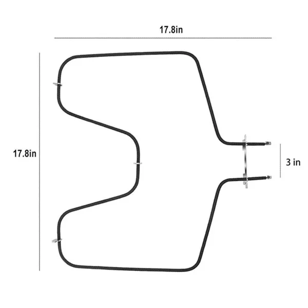 Stainless Steel Oven Bake Element