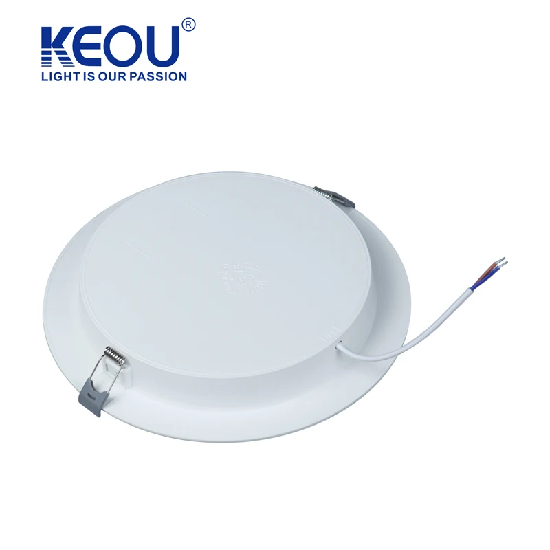KEOU Hot Selling Round square Plastic 5W 7W 12W 16W 22W Indoor Light Led Panel Light