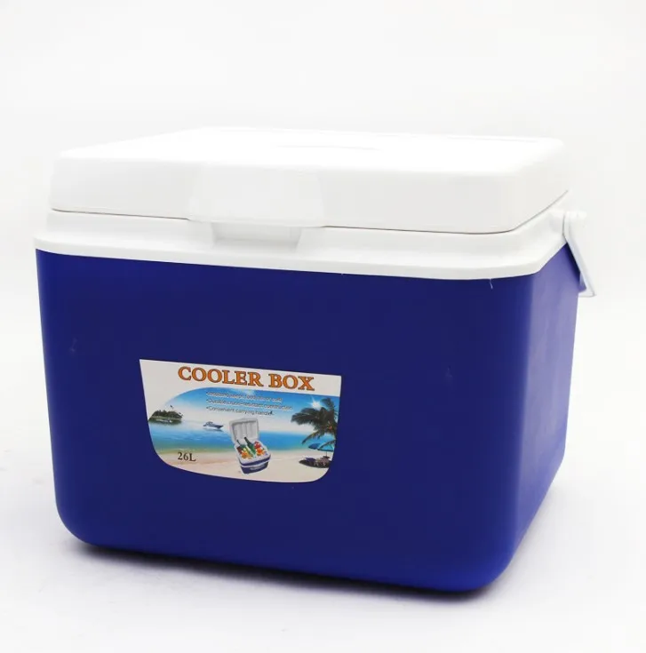Plastic Cooler Box Factory Customize Promotion Gift 5L 13L 26L Beer Fruit Ice Cooler Box for Outdoor Camping Barbecue