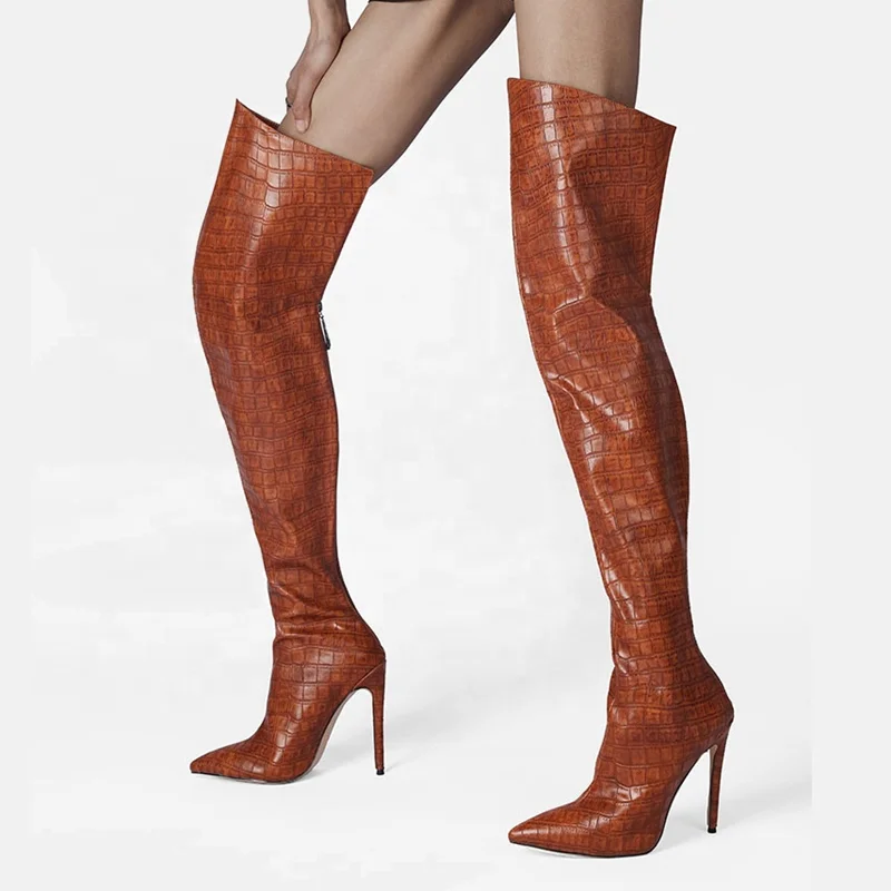 thigh high boots size 45