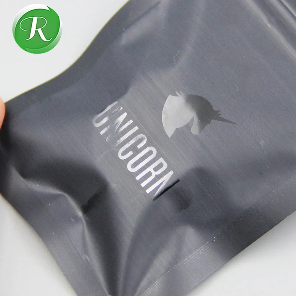 Custom Print Biodegradable Mylar Powder Packaging Plastic Bag for Leisure Food with Ziplock Spot UV Barrier Pouch