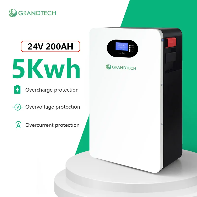 Powerwall 48V მზის ბატარეა ენერგიის დამახსოვრების სისტემა 15Kw 10Kw 30Kw 24V კედლის მიმაგრებული ლითიუმ-იონური Lifepo4 ბატარეა ხელახლა მომხმარებელი ბატარეები
