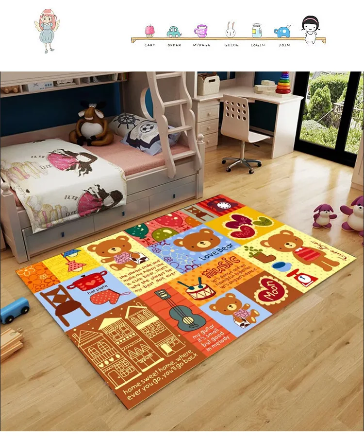 Kids Play Mats For Educational, Road Car Rug With Map Of New | Child Early  Education Rugs Cartoon Car Track Carpet Floor Mat Crawling Carpet Game Mats  Non-slip Pads 