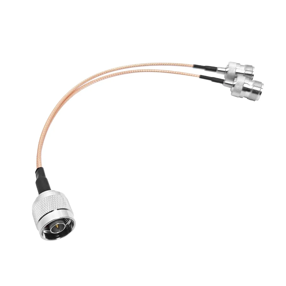 0.3m Factory Supply N Male Plug to N Female Jack Double Straight Connector for Rg316 Jumper Cable Assembly Pigtail