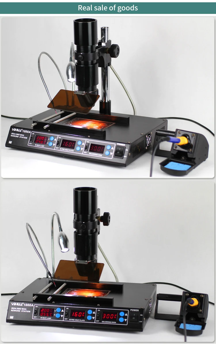 Mobile Rework Stations 1000A Lead Free Welding Bga Rework Station Automatic Smd Machine Mobile ...