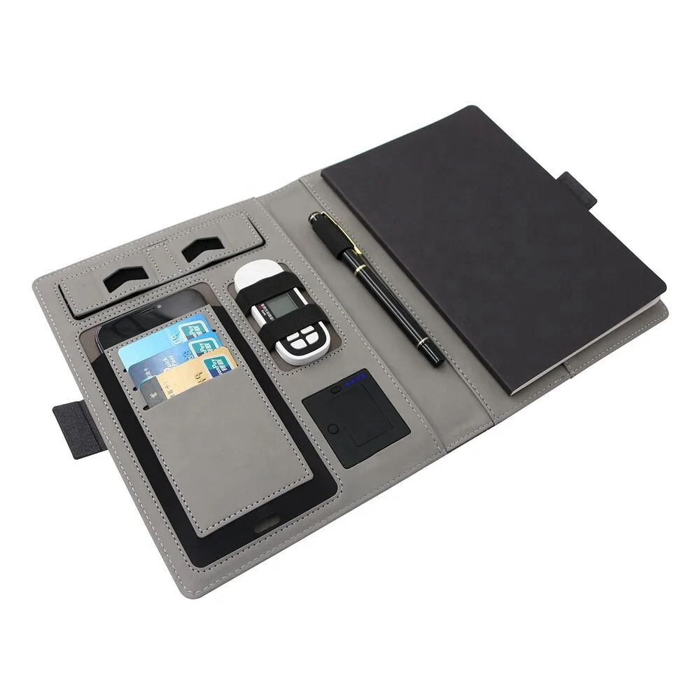 8000mah Multifunction Wireless Charger Notebook Power Bank with Phone Holder