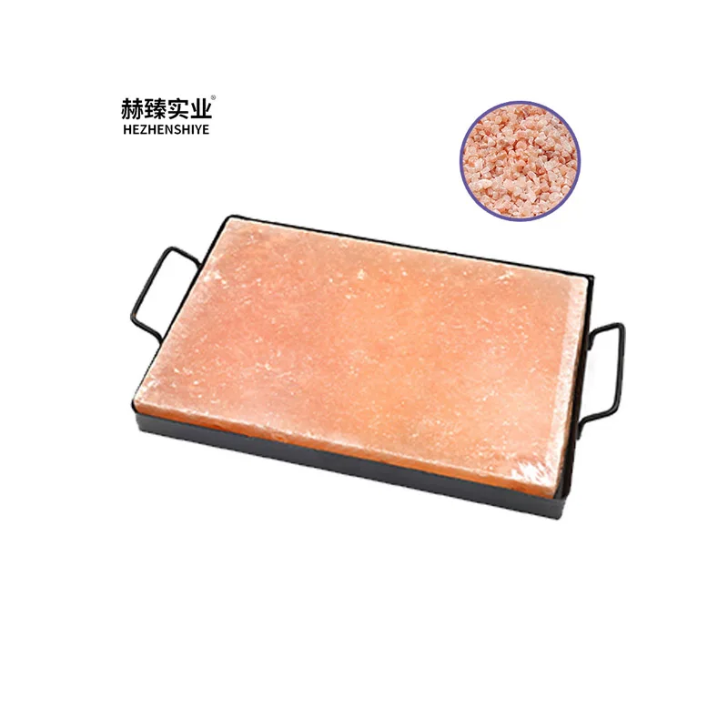 Thick Himalayan Salt Brick for BBQ Grill Plate Even Heat Distribution Natural Flavor Infusion Cooking Tool