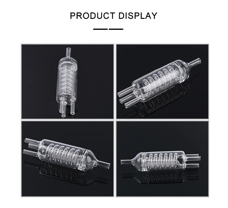 Factory Custom High Temperature Resistant Transparent Quartz Tube Glass Tube Spiral Glass Tube