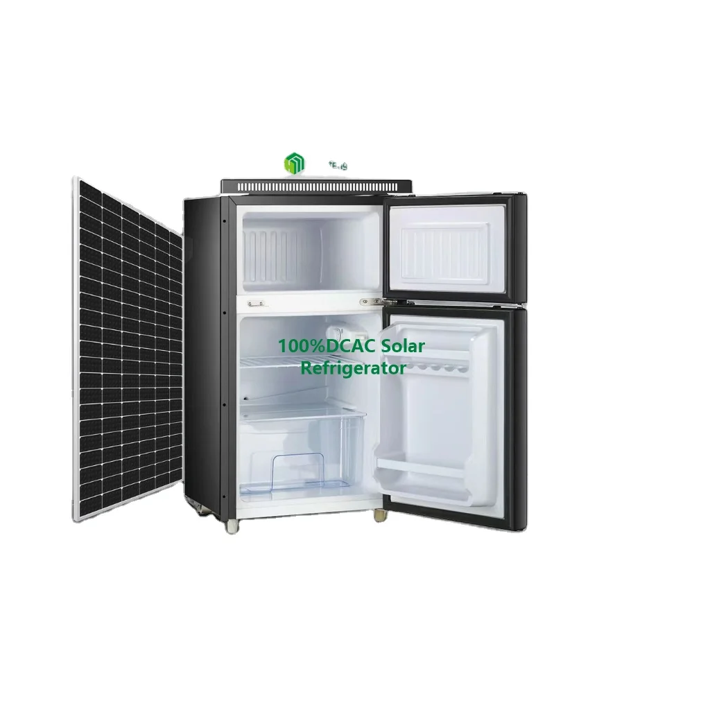 Fridge Solar Powered Ice Box Refrigerator Power Ice Side Door