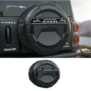 Design an ABS Waterproof Rear Spare Tire with Warning Light Bay, Suitable for Haval H9 2026 Accessories