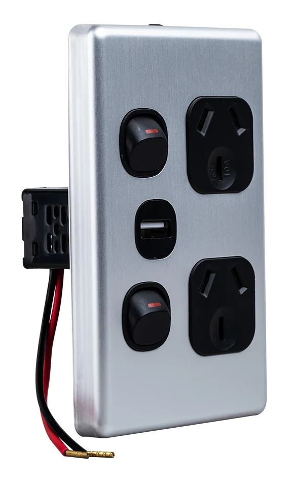 Australian SAA Outlet Switch Power Points Electrical Wall Switch Socket ...