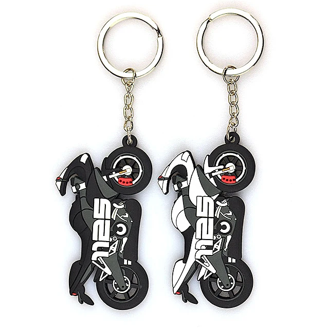 Keychain Soft Rabar Custom 2D Soft Pvc Keychain Key Chain Logo Soft Rubber Keychains ...