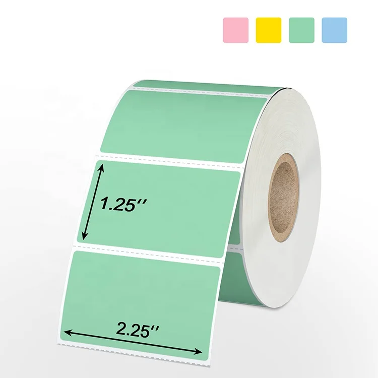 Customized Direct Thermal Labels Rolls Wholesale Adhesive Thermal Paper Roll factory