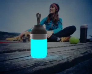 Portable Outdoor Waterproof  RGB LED Mood Lighting Lantern Lights Camping Lantern Night Light with Handle
