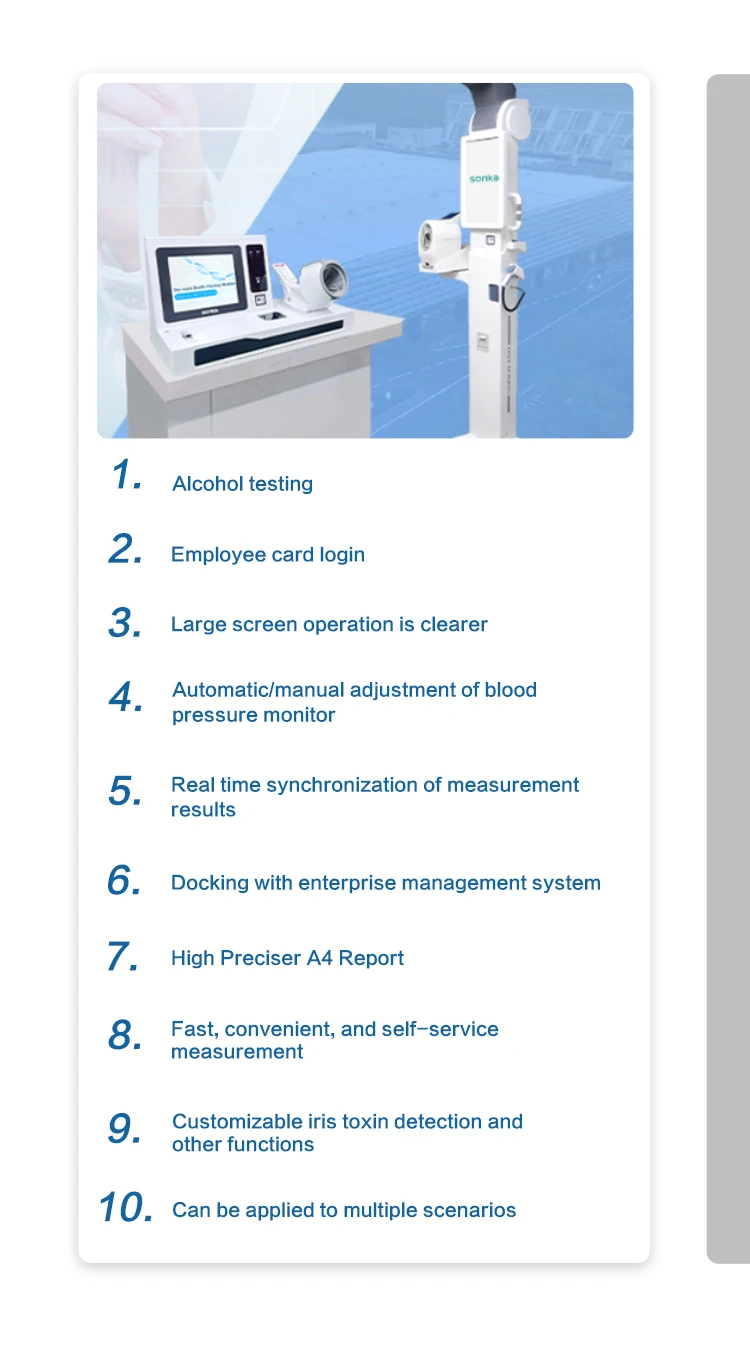 product sonka medic machine advanced bia technology body composition analyzer with alcohol testing device pre work health check station-62