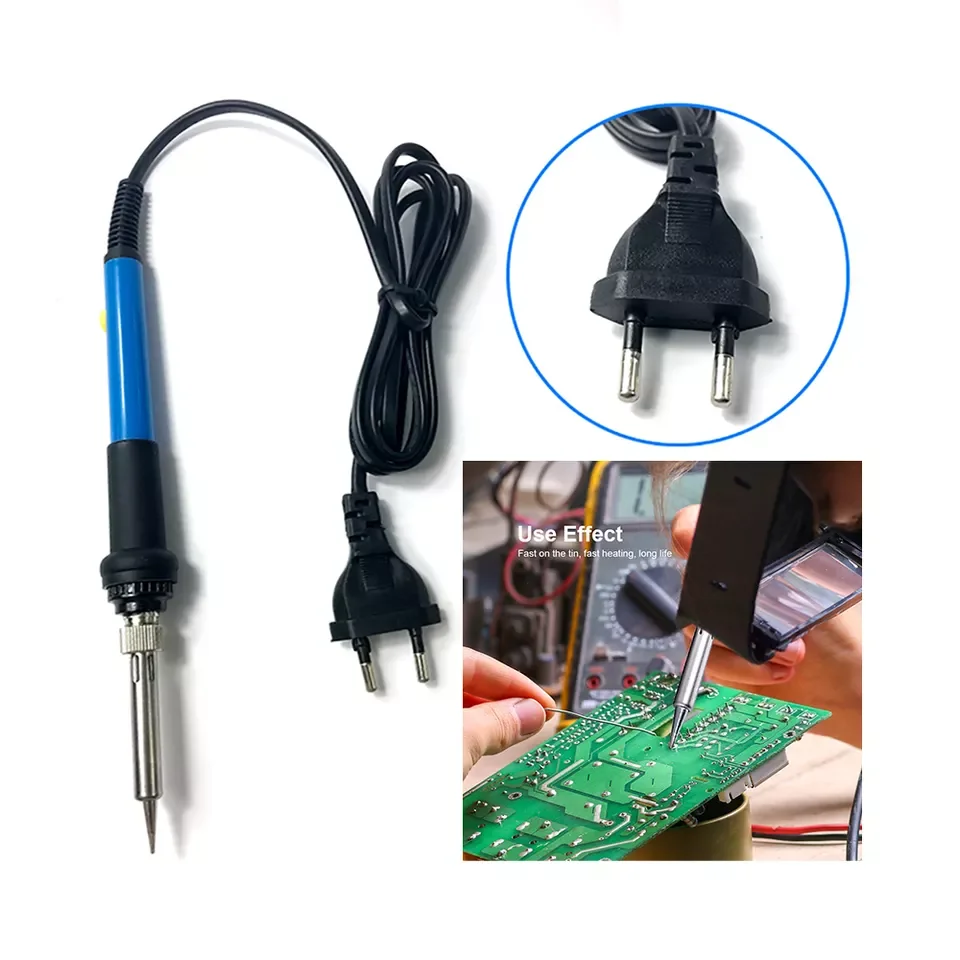 220v 110v 60W  Adjustable Temperature Soldering Iron Kit 9 Pcs Set  Welding Tool Electric Soldering Iron Kit