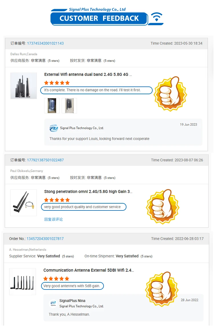 New 600-6000MHz Wireless External Foldable male Router Rubber Omni ...