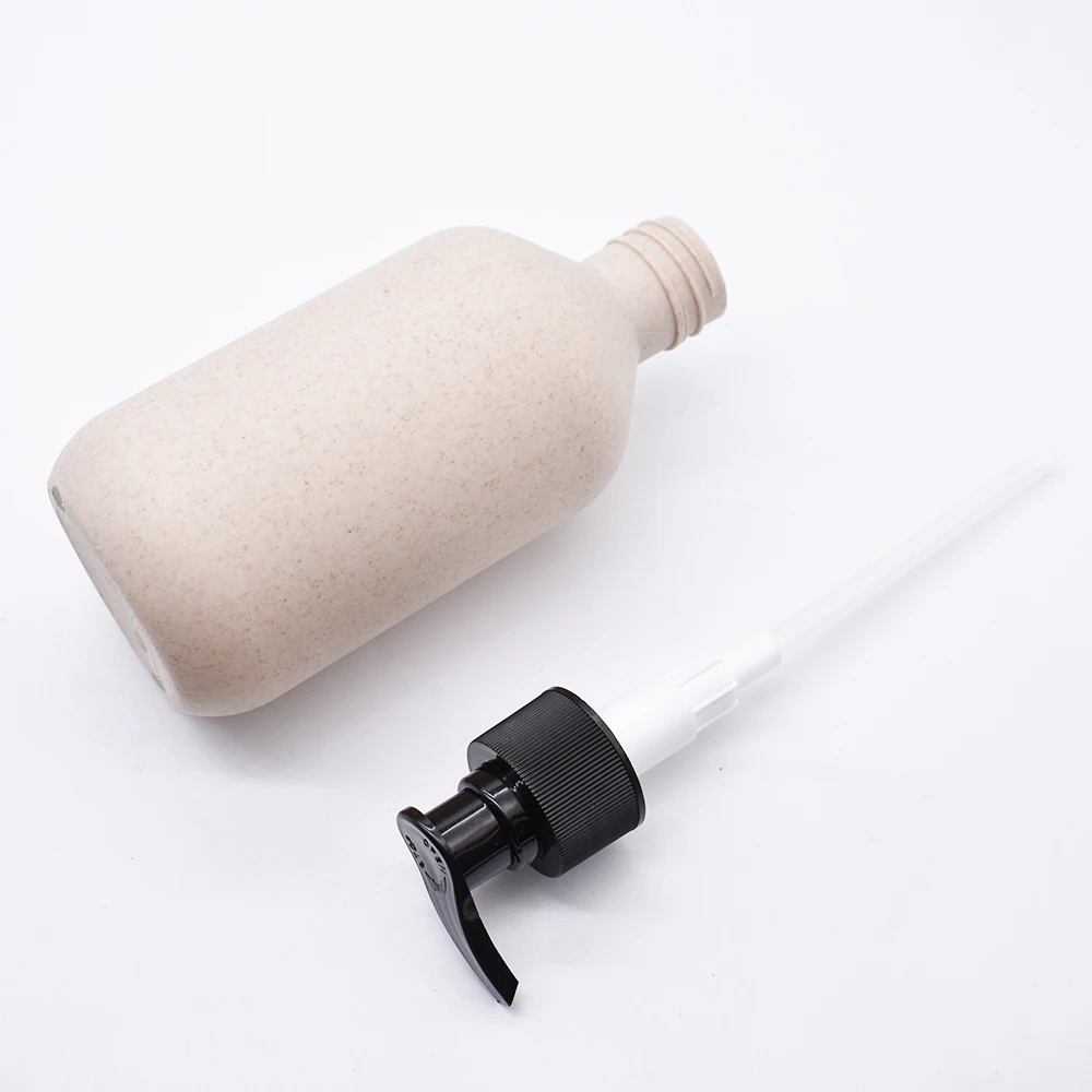Biodegradable Wheat Straw Shampoo Bottle 250ml 300ml 500ml