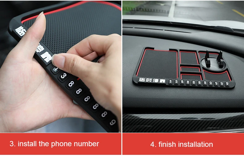 New arrival dashboard non slip multifunctional cell phone GPS holder mat pad for car