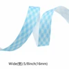 Light Blue Gingham, 10 Yards Per Roll