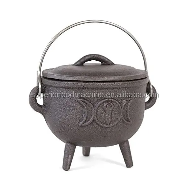 Heavy Duty Cast Iron Cauldron For Incense Smudge Kit Sage Holder Altar