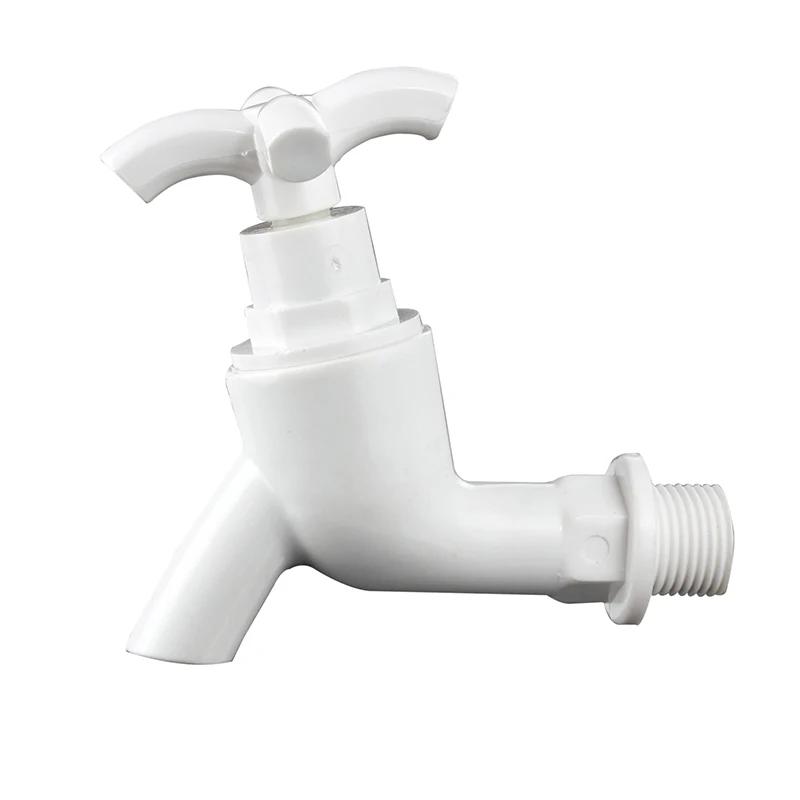 Chinese Factory PVC-U Plastic Ceramic Valve Core Wall-Mounted Bathroom Kitchen Basin Faucet