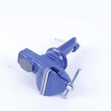 Heavy Duty Workshop Clamp Table Vise with Swivel Stationary Base Durable Steel Aluminium Customizable OEM Industrial Bench Vise