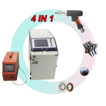 End promotion 1500w 2000W 3000W 4 in 1 Laser welding cutting cleaning machine  water cooling portable handheld laser welders