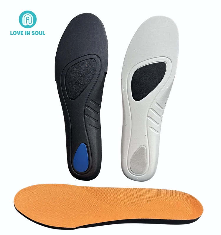 Wholesale Plantar Fasciitis Soft Orthopedic Arch Support Sports Shoes Shock Absorbing Insoles