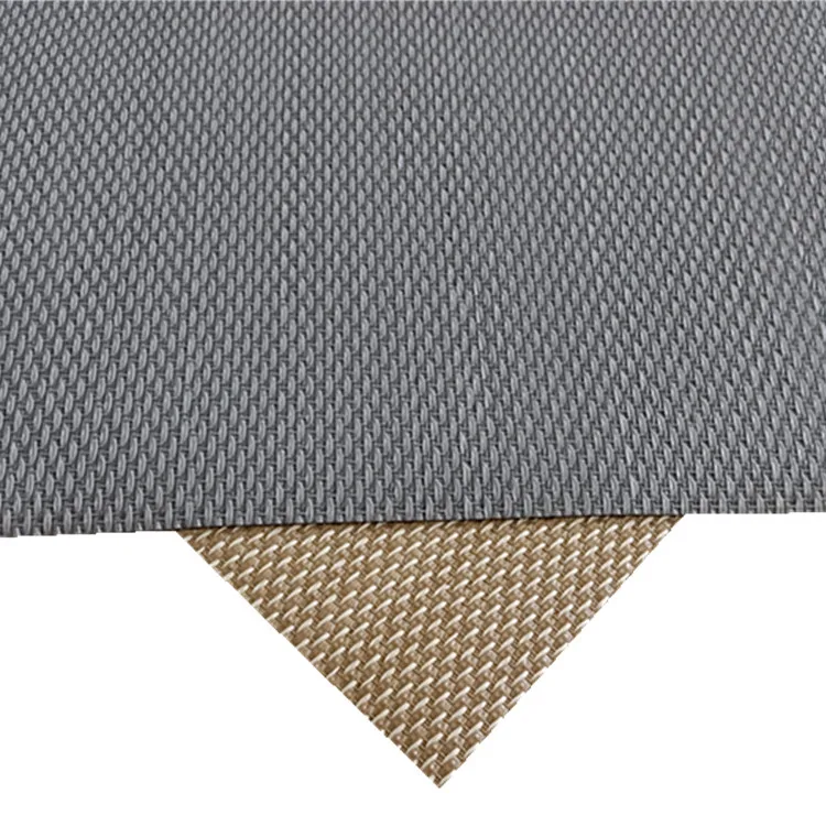 Fashion New Textilene-Design Anti Slip Woven Pvc Floor Carpet Mat for Living and Dining Room / Balcony / Office