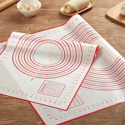 Silicone Baking Mat Pizza Dough Maker Pastry Kitchen Gadgets Cooking Tools  Utensils Bakeware Kneading Accessories Lot