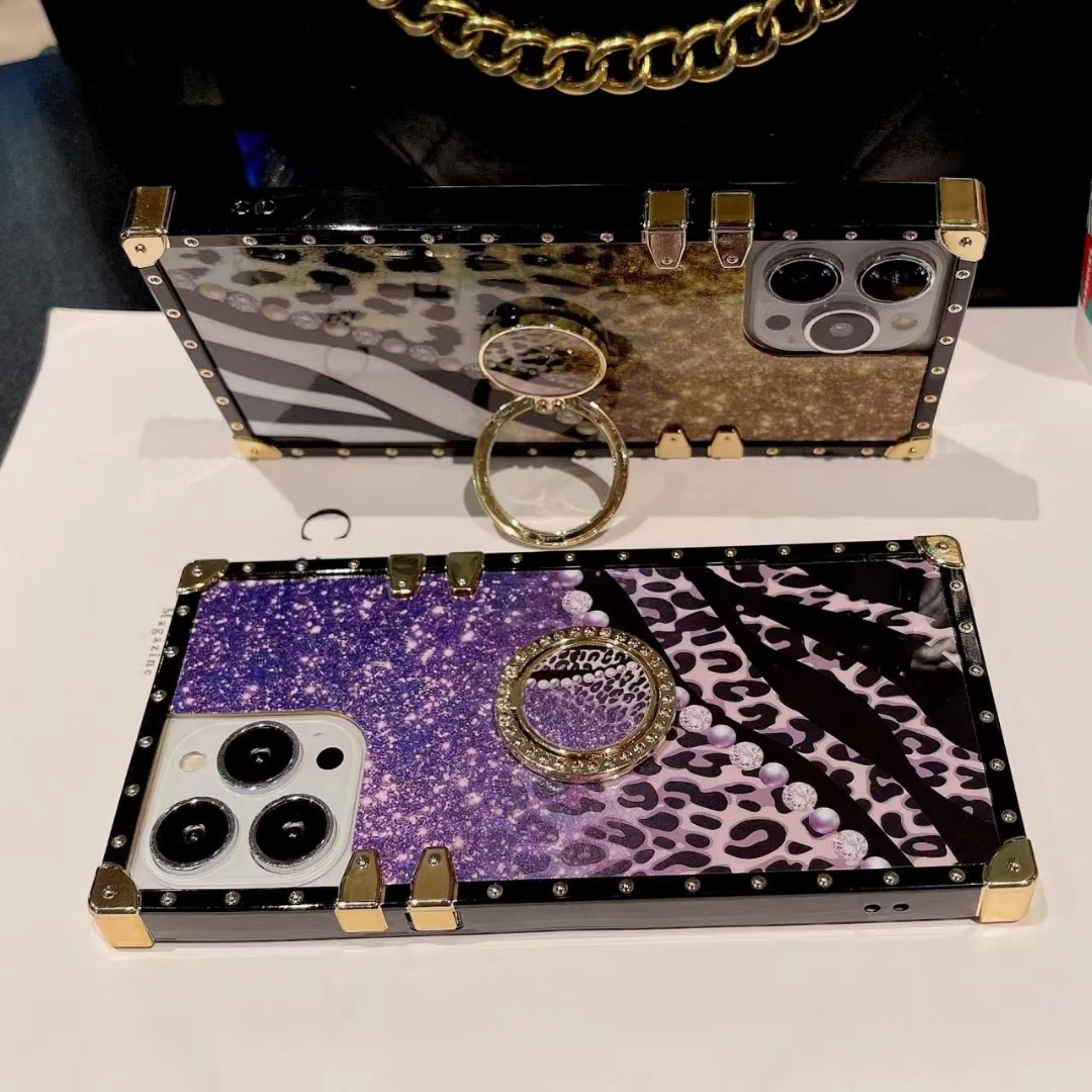 Magsafe Anello Custodia Per Apple IPHONE 16 15 14 Pro Massimo Magnet Brillantini - Foto 2