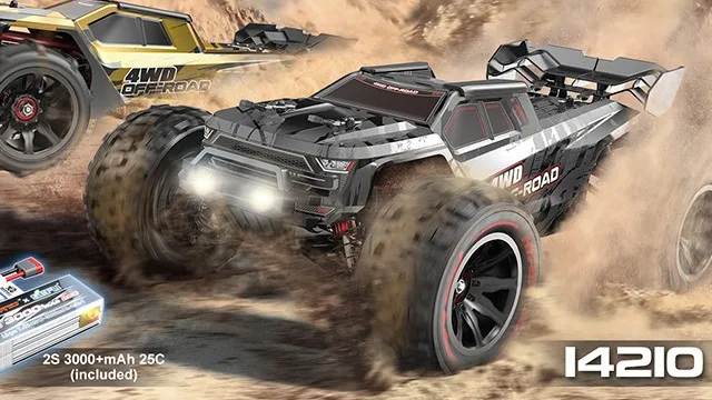 HyperGo MJX 14209 ブラシレス メタルシャーシ LEDライト MJX HyperGo 142092.4GプロポーショナルメタルシャーシLEDナイト