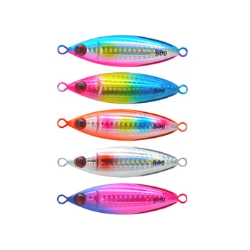 New 30g 40g 60g 80g Slow Jigs Lure Artificial Metal Jig Casting Fishing Bait Tackle Jigging Fishing Lures – Metal Jig – view 3