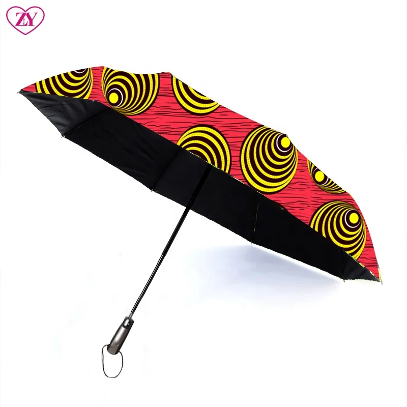 African Print Umbrella - Unique Kente Design for All Seasons