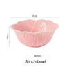 8 inch bowl(pink)