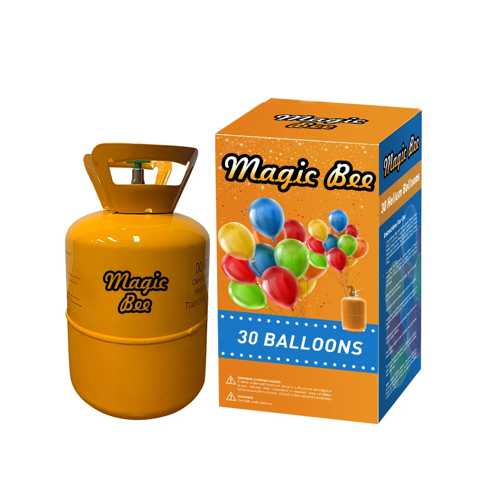 Magic Bee Helium Tank Balloons and Gas Bottle Cartridges Promotional Party Supplies for Balloon Fun!