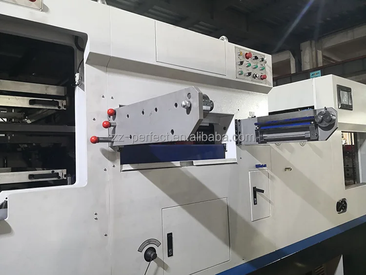 High Speed Auto Feed Flat Bed Cardboard Box Die Cutting Machine For