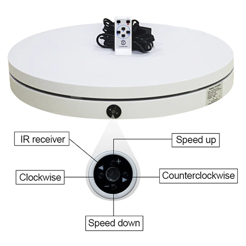 turntable-bkl 60cm 360 turntable remote control