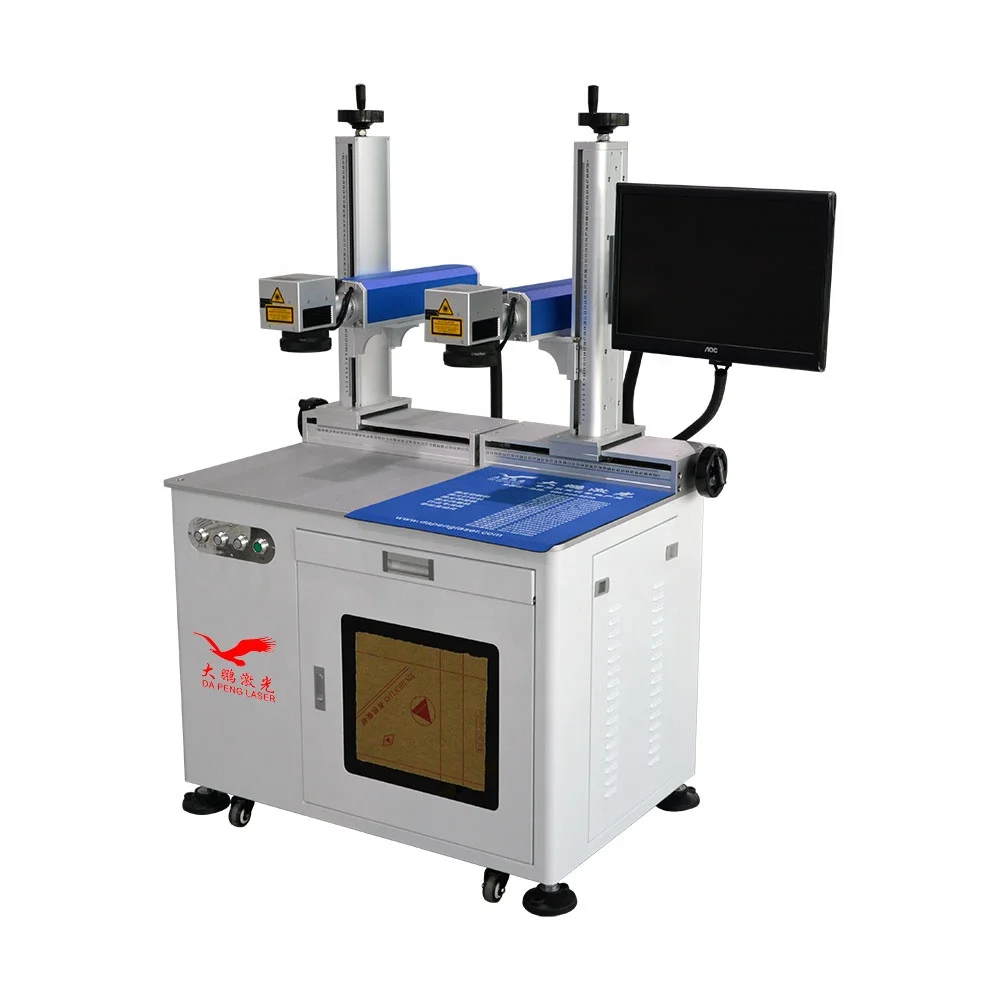 2023 Trending Products Desktop Memory Card Double Galvo Scanner Fiber Laser Carving Engraver Machine