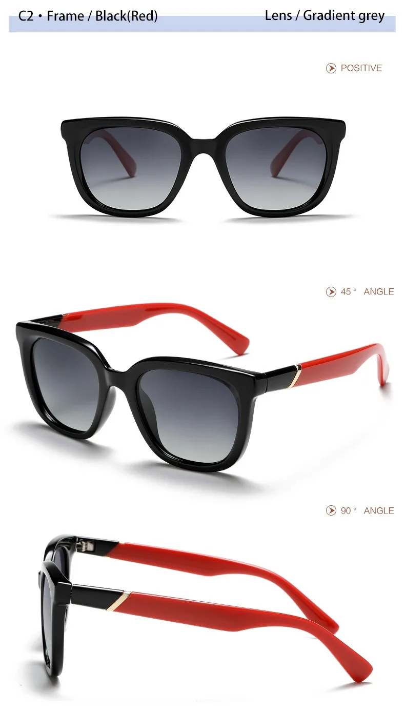 Oversized Square Polarised Sunglasses Retro Style For Men_voghion.com