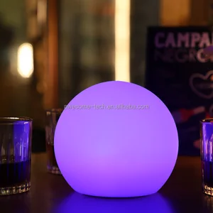 Smart Portable LED Ball Shape Lamp for Bedroom for Hotels and Restaurants Remote Control White Shade Buy Online