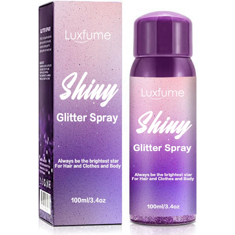 Hair Glitter Spray Private Label Hair And Body Highlighter Shimmer