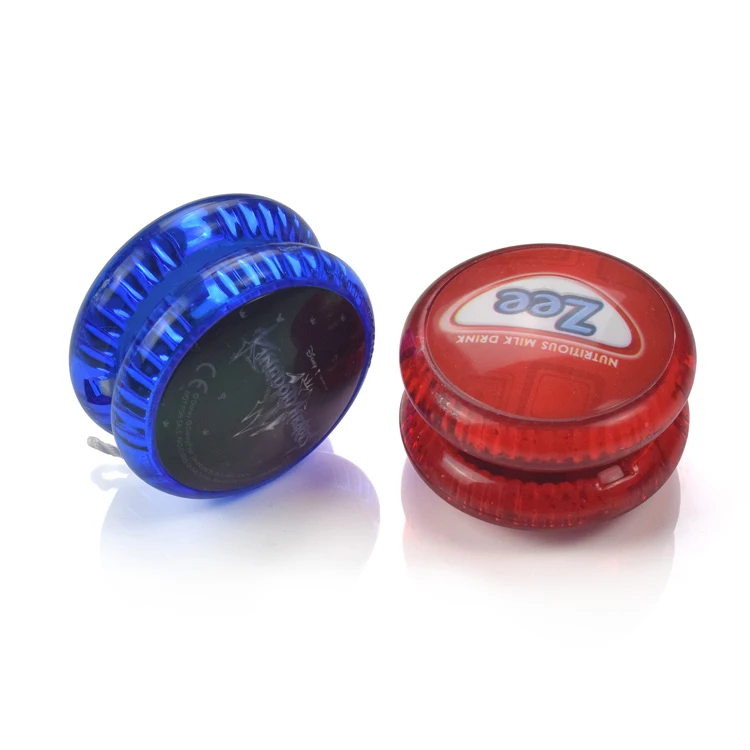 Мигающий Волшебный йо-йо игрушка рекламные пластиковые индивидуальный логотип со светодиодной подсветкой 5,8*3,5 см приняты JYS008-5835 7-10days 1000 шт