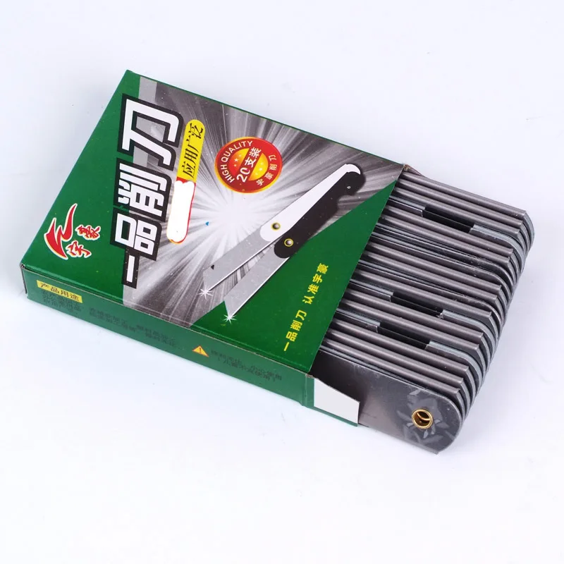Small Box Cutter with Retractable and Replaceable Blade  EDC Mulititool Titanium  Utility Mini Knife