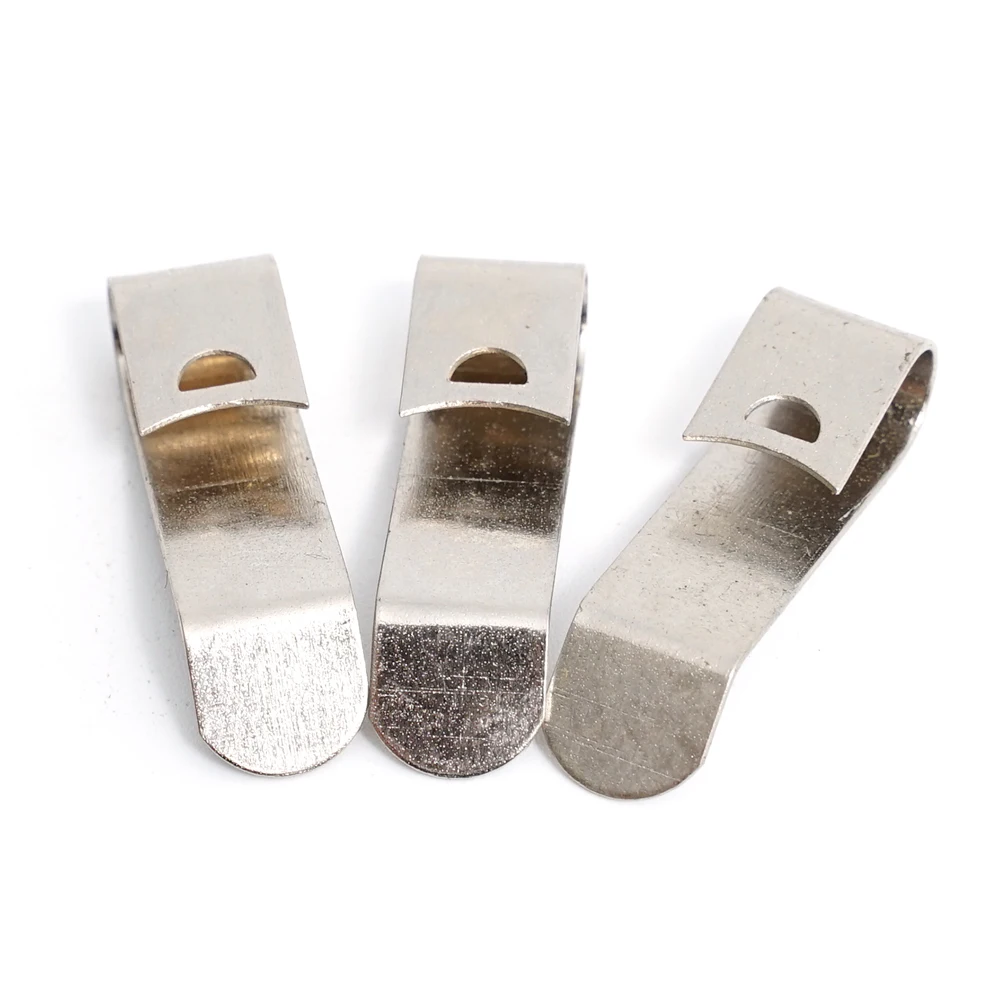 Никелированный пружинный зажим для мебели плоский из нержавеющей стали светодиодного утопленного