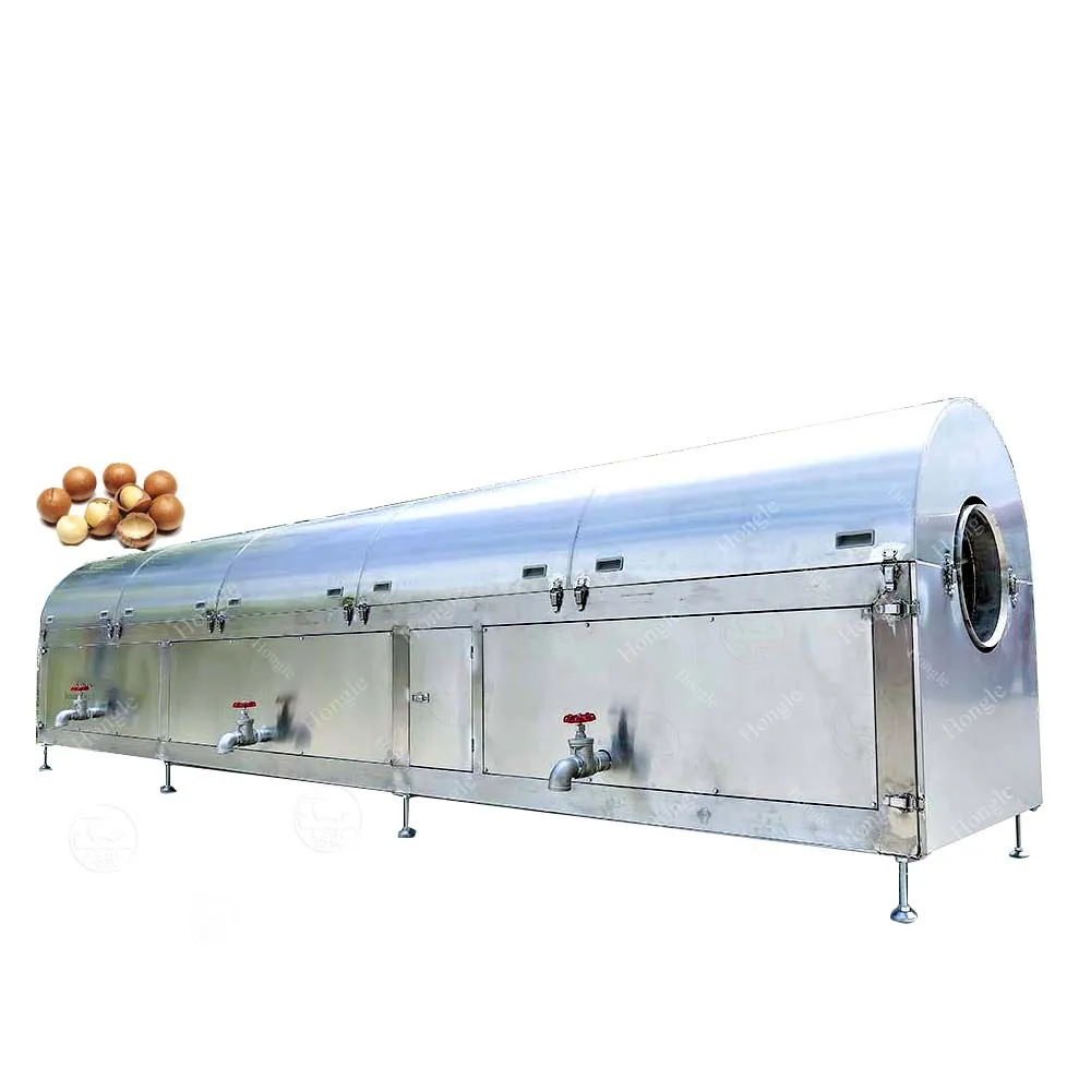 Máquina de Saborización de Maníes y Nueces de Macademia Máquina de Temporada de Cacahuetes