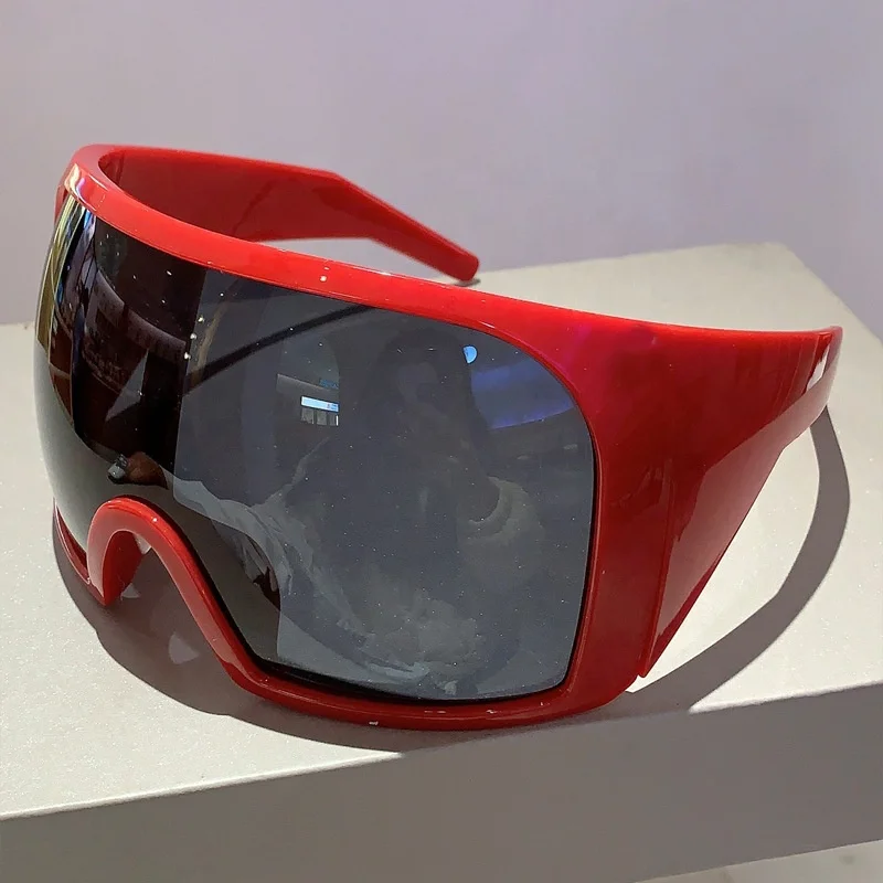 XY9701 Y2K Futuristic Sunglasses 2024 - Oversized Lens Shades